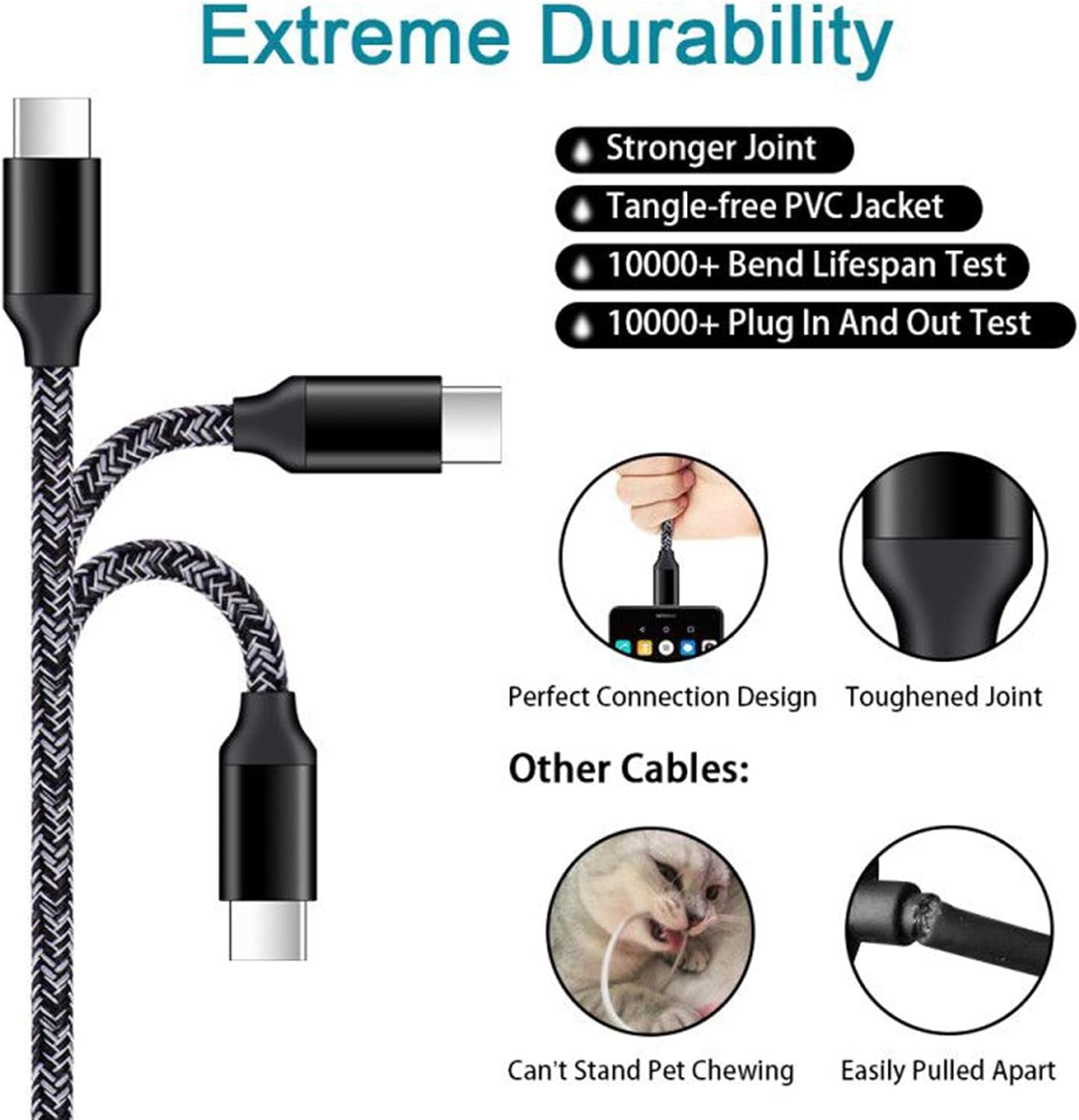 USB Type C Charger Cable for Samsung Galaxy A17 A16 A35 A26 A36 A56 A15 A25 A55 S25 Ultra A14 A54 A13 A23 A53 A32 S23 S22 S21 S20 S10E S10,Android Phone Car Charger Wall Adapter+Fast Charging Cord 6FT